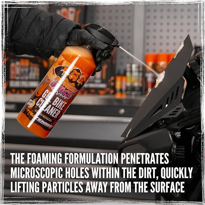 Tru-Tension | Monkey Juice Gel Motorcycle Cleaner | For Bicycle, Motorbike, Car, Boat & Caravan Surfaces | 1L