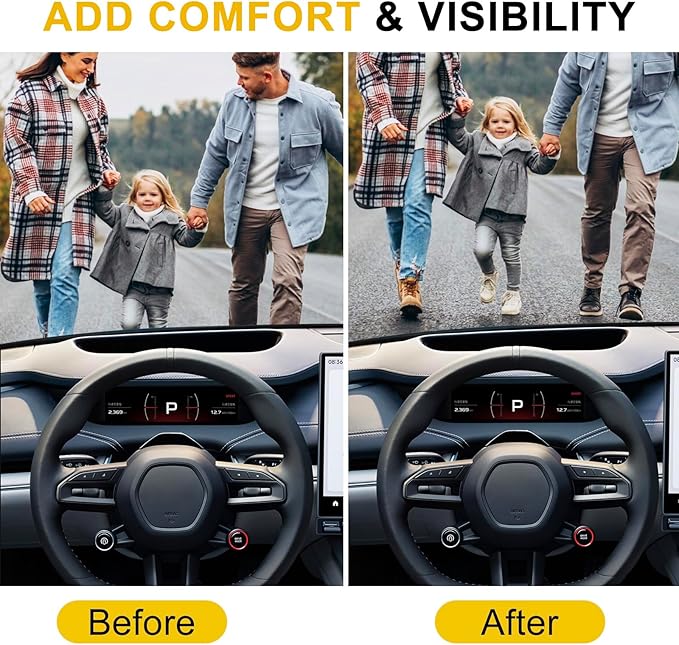 Graphene Car Seat Cushion, Comfort Memory Foam Car Cushions for Driving, Advanced Lumbar Helps Relieve Pressure Points, Molds to Any Body, Drive in Heavenly Comfort in Any Vehicle