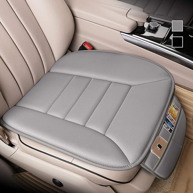 Big Ant Car Seat Cushion Pad Memory Foam Seat Cushion,Pain Relief Cushion Comfort Seat Protector for Car Office Home Use,Gray 1PC