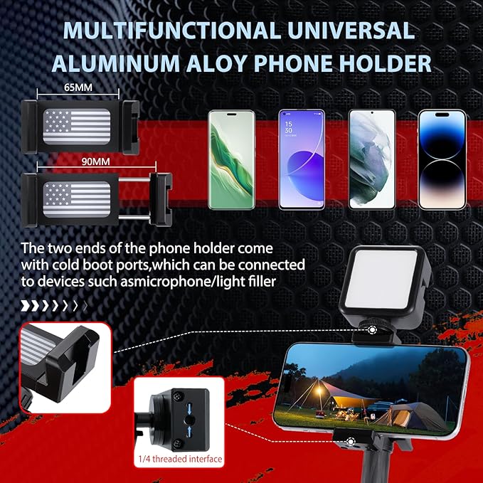 WXRYLYN 2024 2025 Ram Dash Mount Phone Holder for 2019-2025 Ram 1500 2500 3500 TRX Metal Dash Platform Phone Mount Go pr o Holder 2025 R am Cell Phone Holder Phone Mount