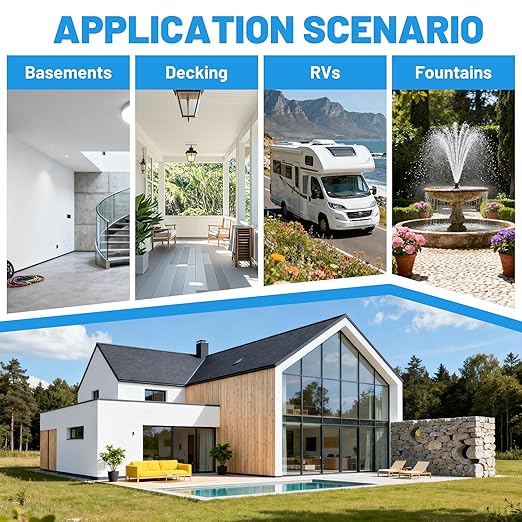 Rubber Liquid Waterproof Sealant, Waterproof Patch Seal Sealer, Cloud Gray Indoor & Outdoor Elasticity Rubber Paint, Multi Surface Foundation Leak Crack Repair-Roof Gutter Basement Water Proof Coating