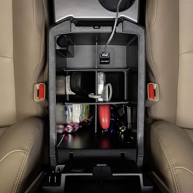 Vehicle OCD - Center Console Divider and Tray Organizer for Toyota 4Runner (2010-2024) - Made in USA - SLX509
