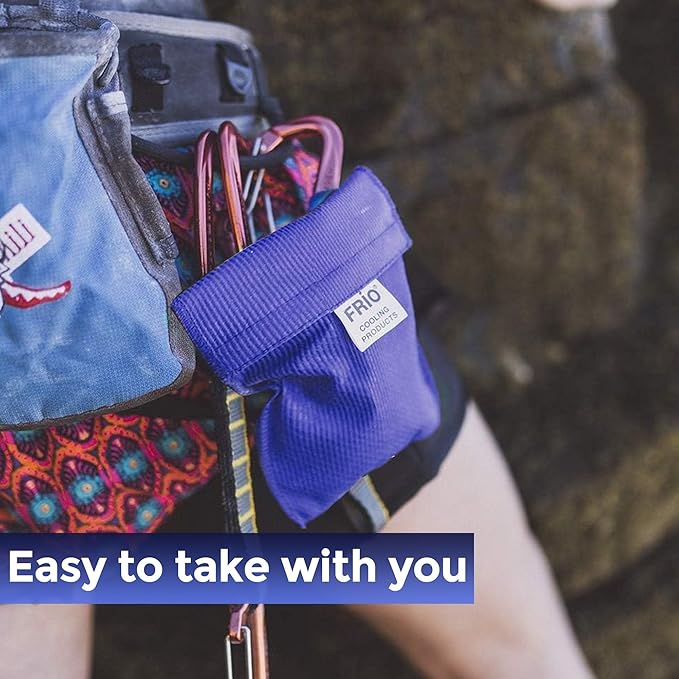 FRIO Cooling Wallet - Insulin Cooler for 45+ Hours of Stress Free On The Go - Blue - XL