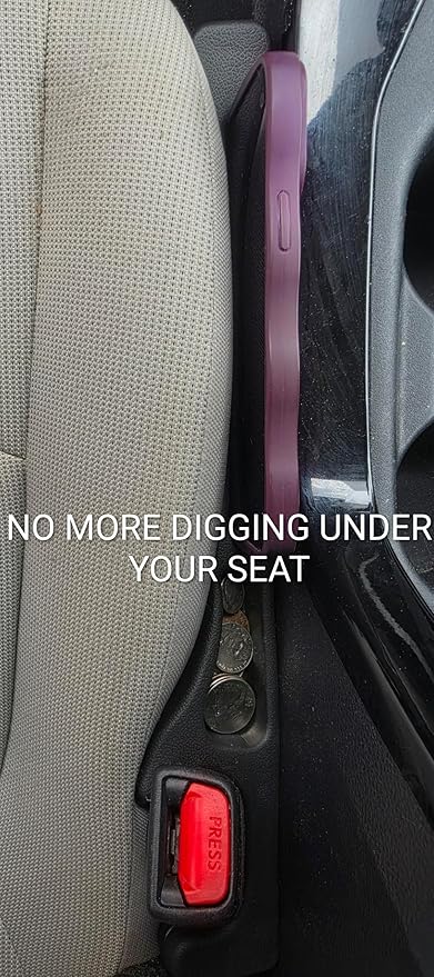 Car Seat Gap Filler Organizer 2-Pack – Universal Fit EVA Foam Insert for Car, Prevents Phone & Keys from Falling Between Seat and Console
