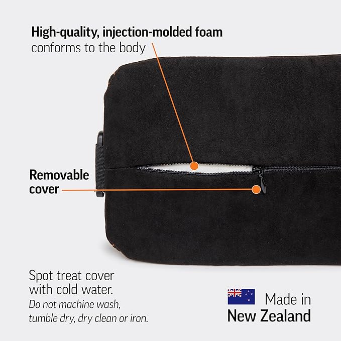 OPTP The Original McKenzie Signature Slimline Lumbar Support - Lumbar Support Pillow for Office Chair and Car Seat Back Support – Back Cushion for Smaller Body Types