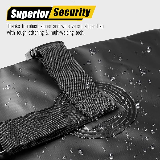 Arksen 8.9 Cu Ft Waterproof Hitch Cargo Carrier Bag – Fits 32 x 26 x 4 Inch Baskets (No Rack Needed), Large Storage for RV