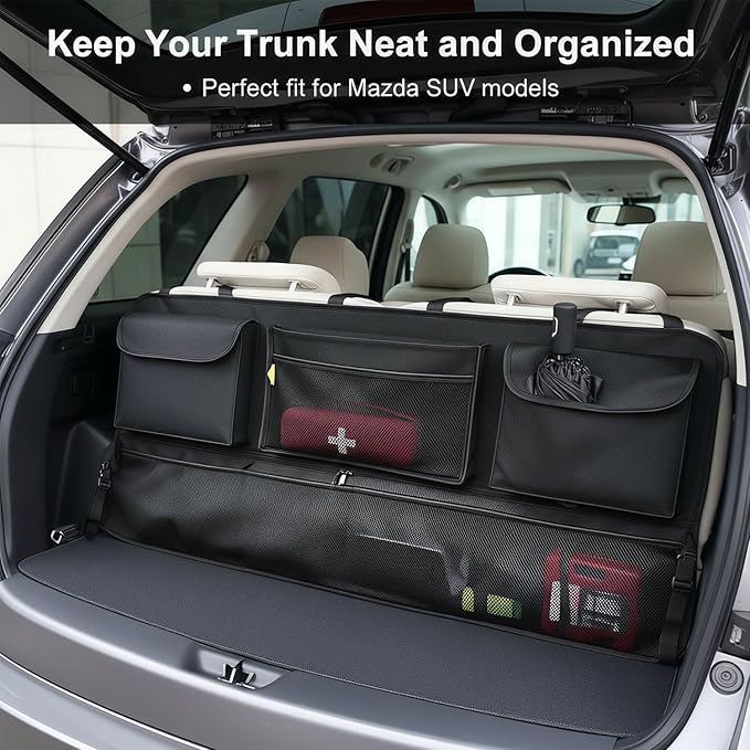 Car Trunk Organizer Backseat Hanging Storage Bag for Subaru Crosstrek Forester Outback Ascent Premium Sport Limited Base Touring XT SUV Accessories 2000-2024 2025