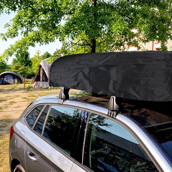 Alipis Car Roof Rack Cover Heavy Duty Rain Protector for SUV and All Vehicles Easy Installation for Off-Road Travel and Cargo Storage