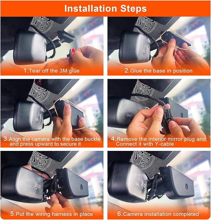 Mangoal Front 4K & Rear 1080p Dash Cam Custom for Ford Explorer U502 2011-2019, Base XLT ST_Line Limited Timberline Platinum King Ran(Model B), UHD 2160P Video, WiFi & App, 128GB Card