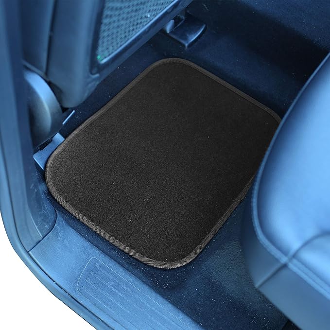 FH Group Car Floor Mats - Carpet Floor Mats for Cars, Universal Fit Automotive Floor Mats, All Purpose Car Floor Mats, Carpet Protector Mat for Most Sedan, SUV, Truck Floor Mats Black