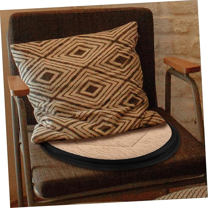 Angoily 360degree Rotating Car Seat Cushion Lumbar Support Non-Slip for Elderly Pregnant Women Home Office