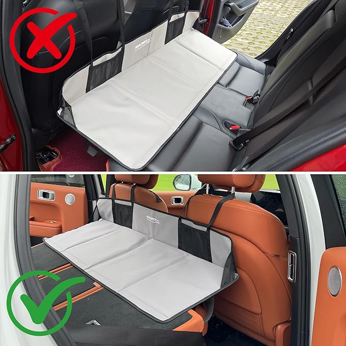 Portable Air Mattresses for Sleeping,Car Rear Seat Mattress Extension Plate,Folding Car Bed Mattress,Increase Travel Trunk Space & Car Bed Camping Space for Car/SUV/Model Y/3-Camping Essential ﻿