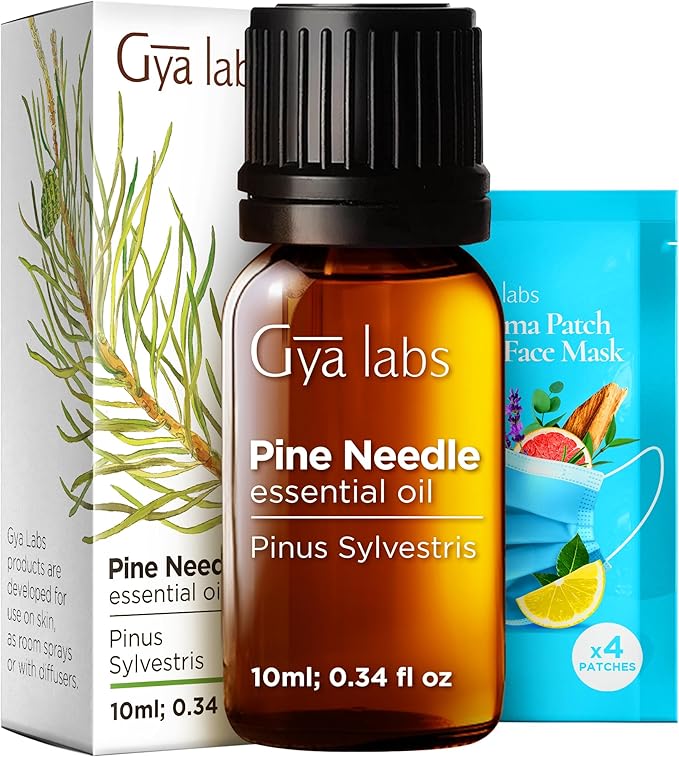 100% Pure Pine Essential Oil - 0.34 Fl Oz - Pine Oil for Hair, Skin, Diffuser, Aromatherapy & DIY Candle Making Scent