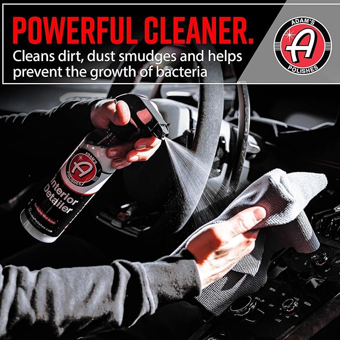 Adam's Polishes Interior Detailer (5 Gallon) - Total Car Interior Cleaner, Protectant & Dressing | Leather Conditioner | UV Protection Vinyl, Dashboard, Screen, Seat Cleaner & More