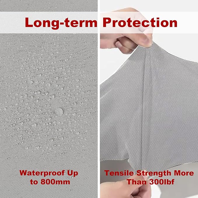 Tuszom 900D 3PCS (28.5" L*19" W) RV Cover Repair kit Waterproof Heavy Duty Self-Adhesive Canvas Patch Repair kit for Boat Cover RV Cover