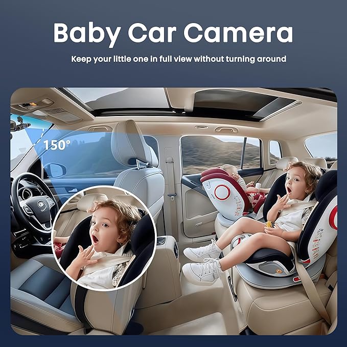5 Channel 1080P*5 Dash Cam Front Rear Left Right Cabin with OBD2 Power Cable, 360° Coverage Dash Camera for Cars with 128GB SD Card, 5G WiFi & App Control, G-Sensor, 24H Parking Mode, Loop Recording