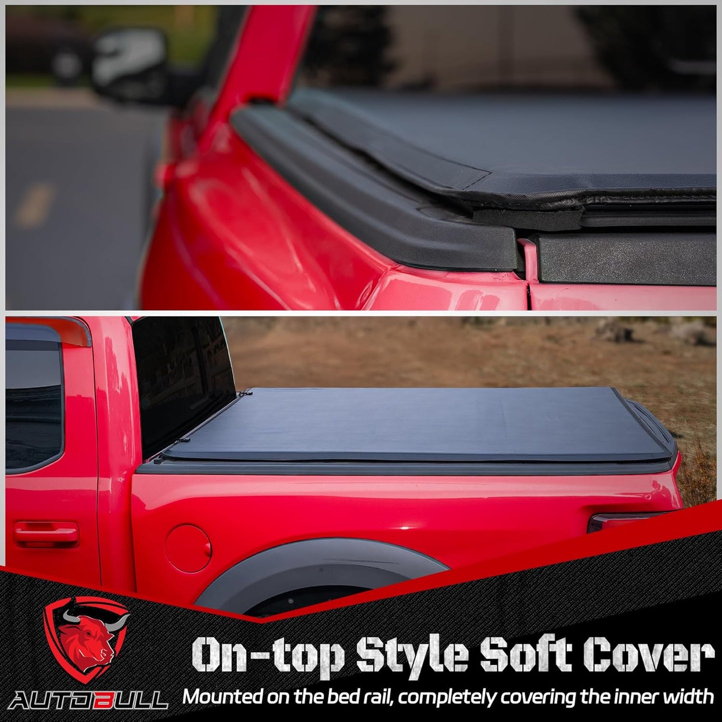 Soft Tri Fold tonneau Cover Compatible with 2022-2025 Toyota Tundra 5.5ft Bed, Vinly Top Alloy Steel Structure