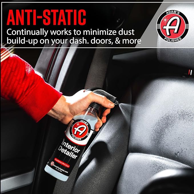 Adam's Polishes Interior Detailer (5 Gallon) - Total Car Interior Cleaner, Protectant & Dressing | Leather Conditioner | UV Protection Vinyl, Dashboard, Screen, Seat Cleaner & More