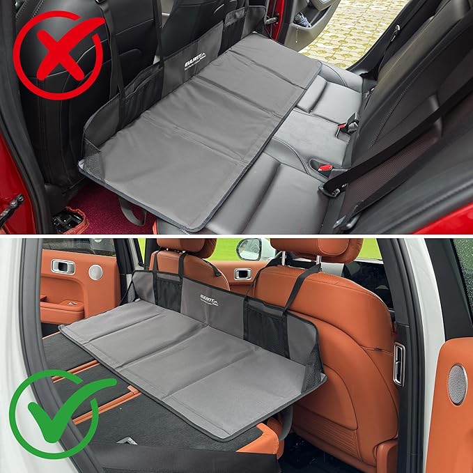 Portable Air Mattresses for Sleeping,Car Rear Seat Mattress Extension Plate,Folding Car Bed Mattress,Increase Travel Trunk Space & Car Bed Camping Space for Car/SUV/Model Y/3-Camping Essential ﻿
