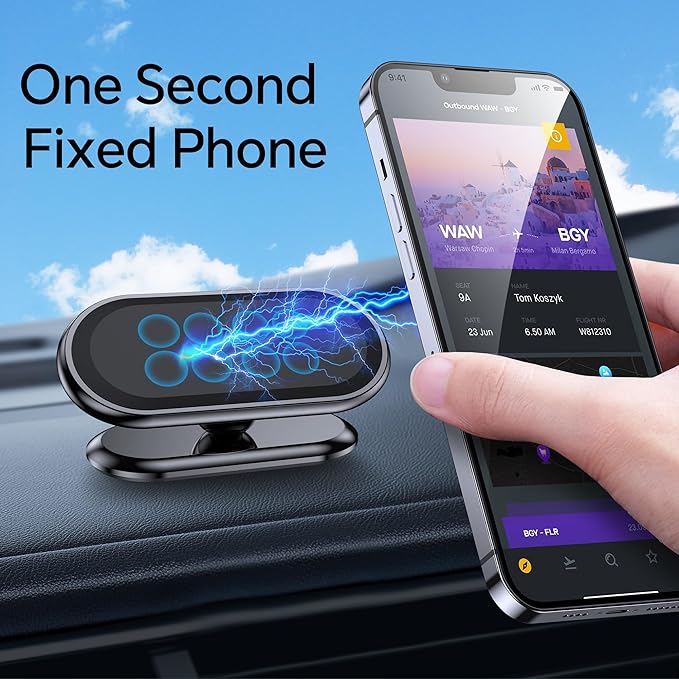 Coolpow 【4-Pack】 Magnetic Phone Holder for car