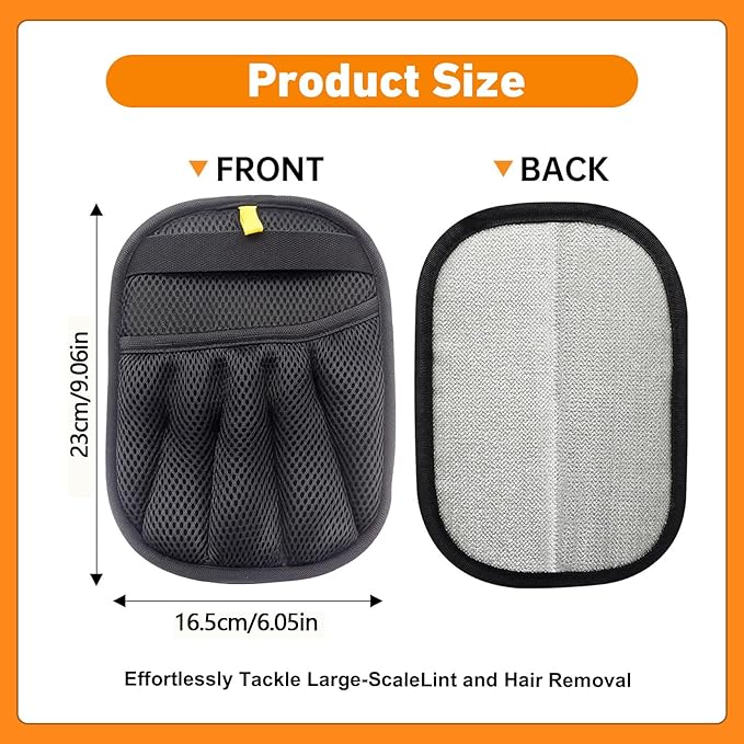 Pet Hair Removal Glove, Pet Hair Remover Gloves for Cats & Dogs Hair Remover, Magic Brush Pet Hair Removal Tool for Furniture, Couch, Car Seats, Clothing(1Pcs)