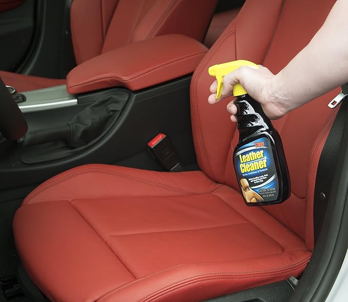Stoner Car Care 95400-6PK Leather Cleaner and Conditioner for 3-in-1 Car Interior Cleaner to Rehydrate Protect and Preserve Leather Surfaces, 16 Fl Oz, Pack of 6