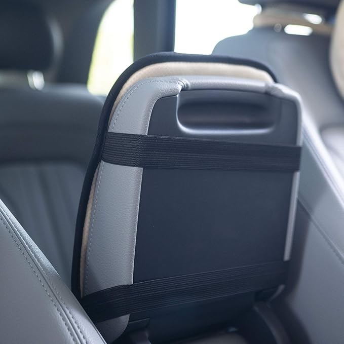 FH Group Neosupreme Gray Diamond Pattern Center Console Pad – Water-Resistant Armrest Cover Protector for Cars, SUVs & Trucks