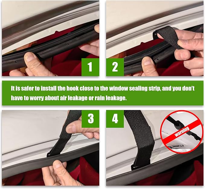 Rooftop Cargo Carrier - Car Roof Bag, 1000D PVC Soft-Shell Waterproof for Cars with/Without Racks, Includes Anti-Slip Mat, Storage Bag, Luggage Lock, 6 Extra Straps, 21 Cubic Feet
