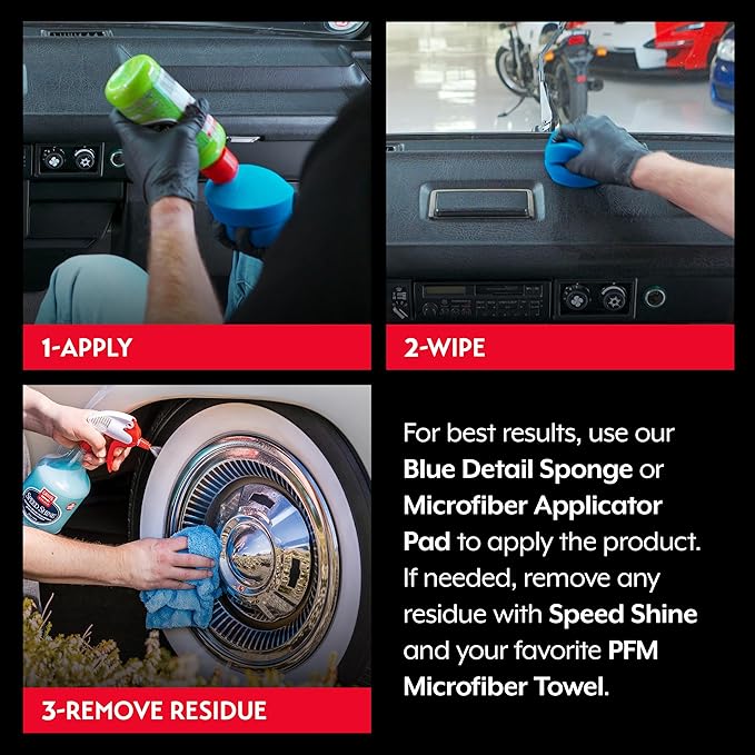 Griot's Garage Ceramic Trim Restorer for Car Detailing, Ceramic-Infused Coating for Exterior and Interior Plastics, Vinyl, and More, 10944, 16oz