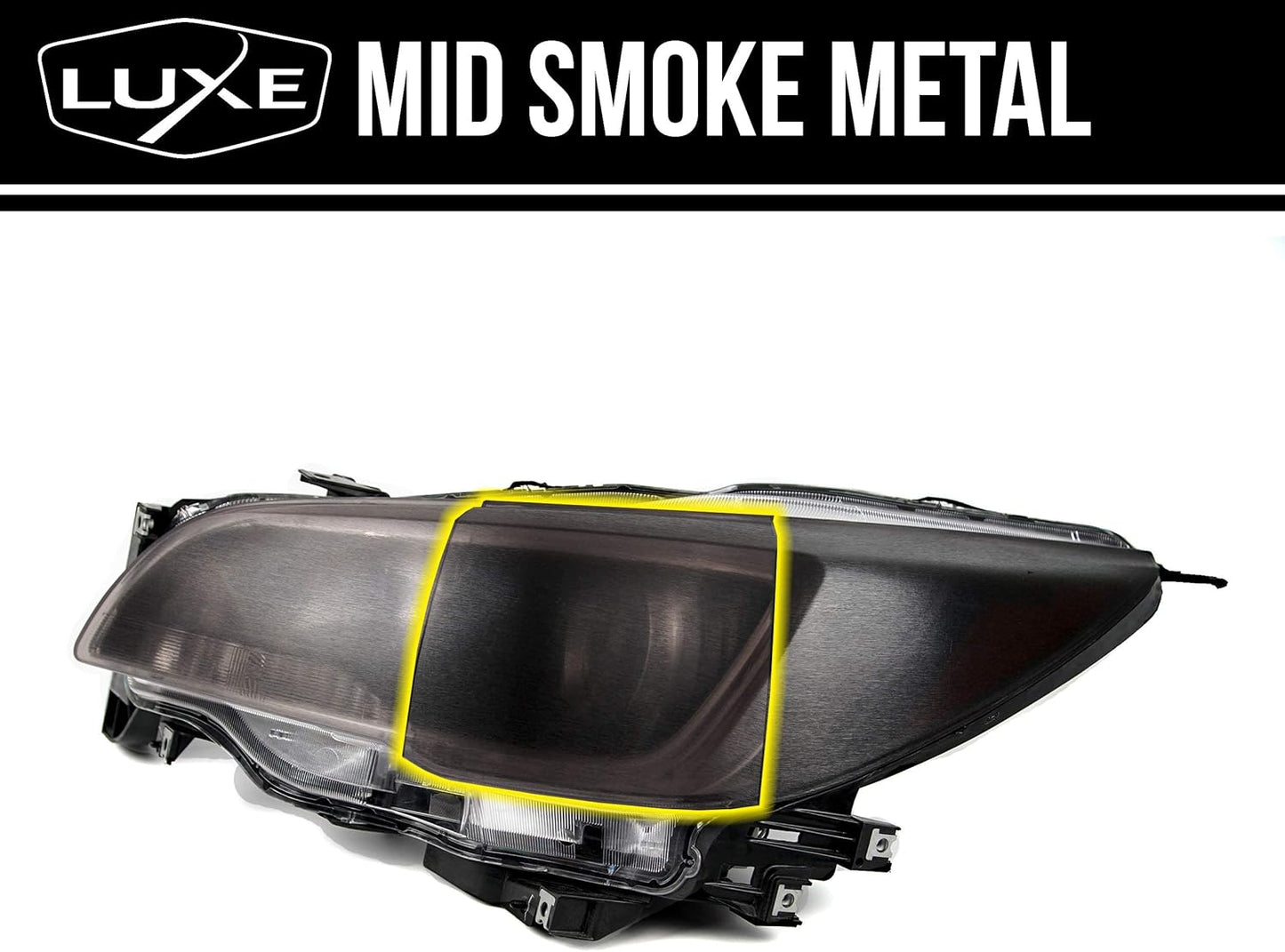 Luxe LightWrap Mid Metal Universal Headlight Tail Light Tint Kit (20” x 1 Yard)