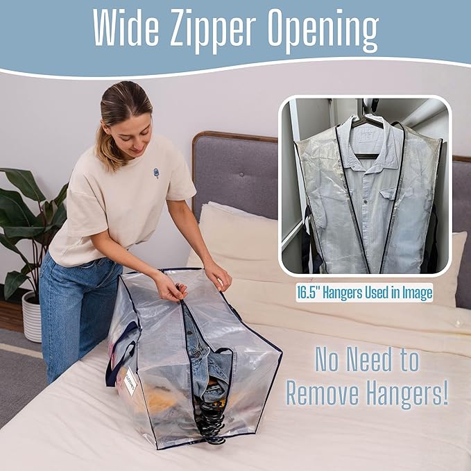 VENO 10 Pack Heavy Duty Moving Bags with Backpack Straps, Zippers & Handles, Extra Large Packing Bags for College Dorm Essentials, Moving Supplies Alternative to Cardboard Moving Boxes