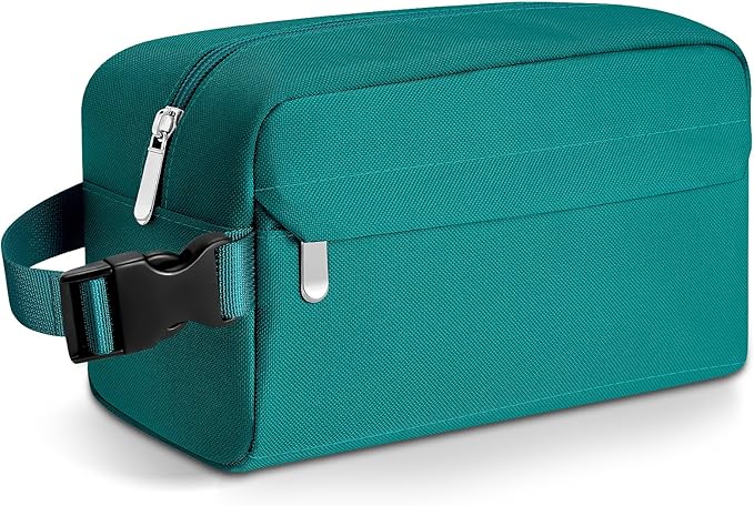 Small Insulated Snack Bag Lunch Bag for Kids Lunch Box for Women/Men, Collapsible [3L/5-Can] Reusable Lunch Bag Cooler Bag for Bottle with Handle Buckle for Work/School/Travel,Peacock Green