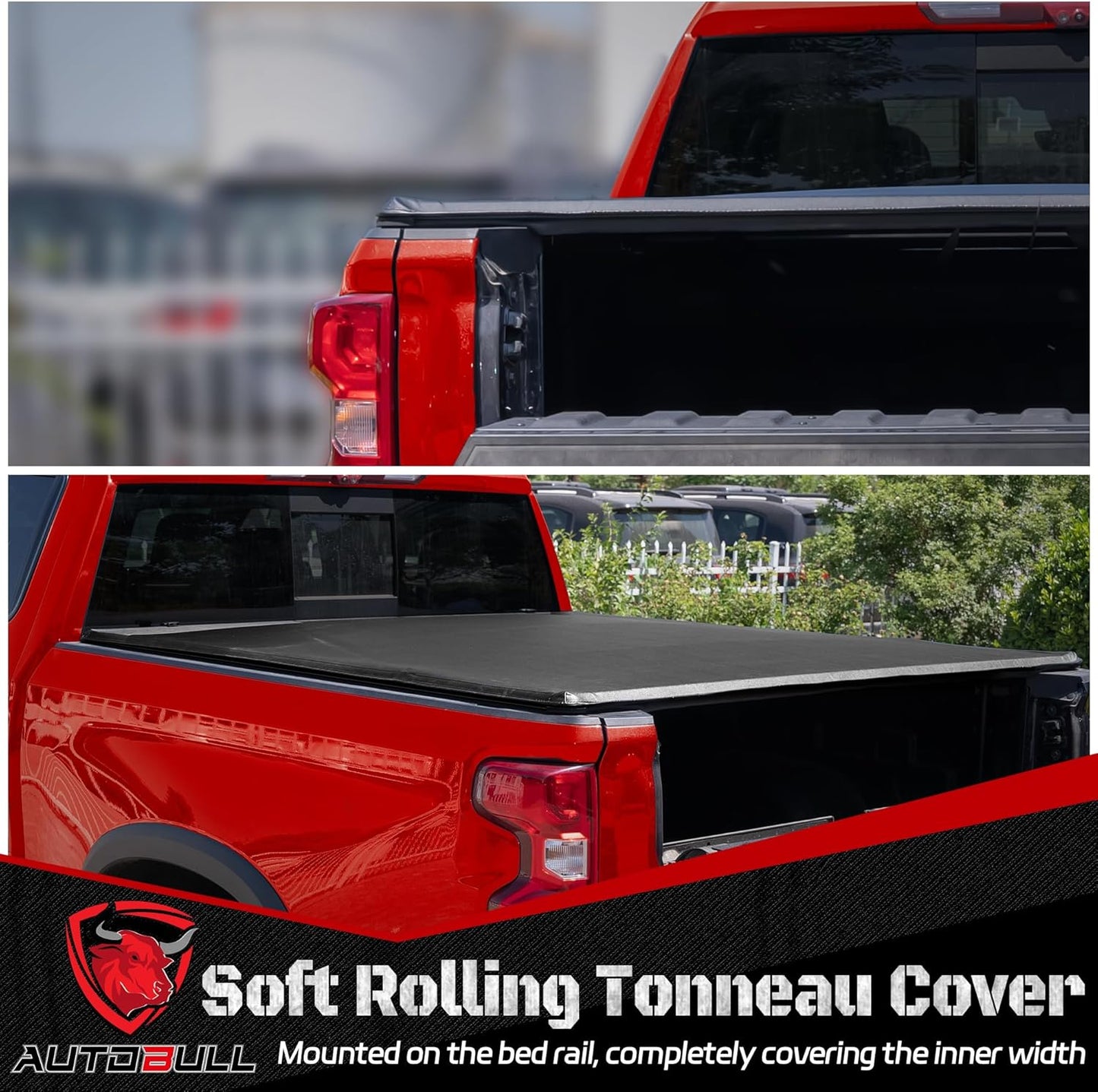 Soft Roll-up tonneau Cover Compatible with 2007-2021 Toyota Tundra(Excl. Trail Edition) 5.5ft Bed (66.7"), PVC Top Alloy Steel Structure