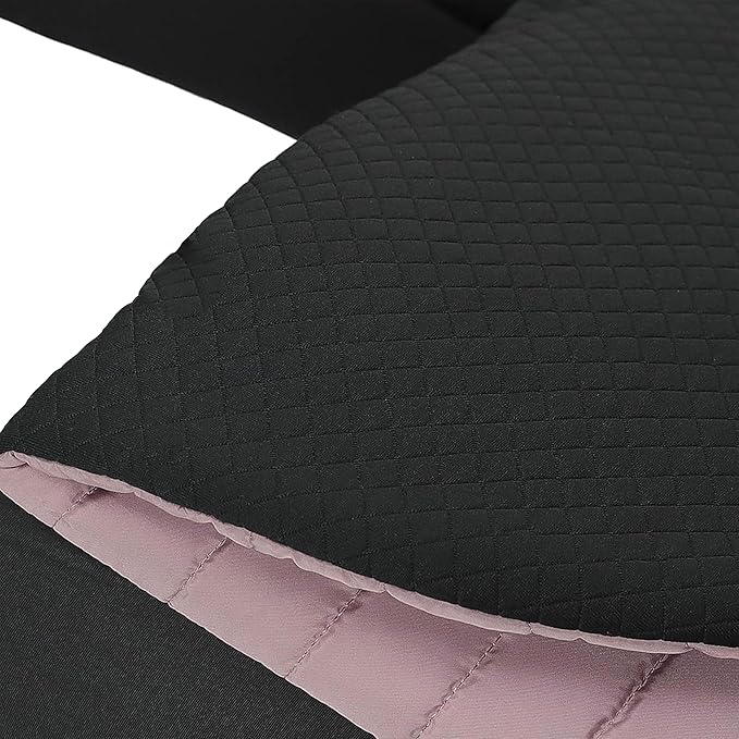 Little Unicorn Winter Car Seat Cover | Premium Insulated Fabric | Universal Fit & Easy to Install | Travel Bag Included (Mauve)