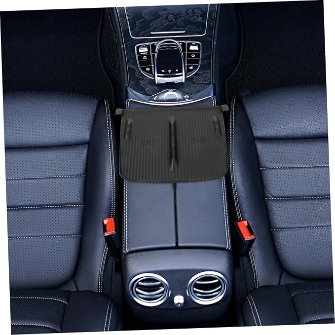 Cabilock Wireless Charging Pad Center Console Car Accessories Wireless Charger Mat Slip Silicone Cover