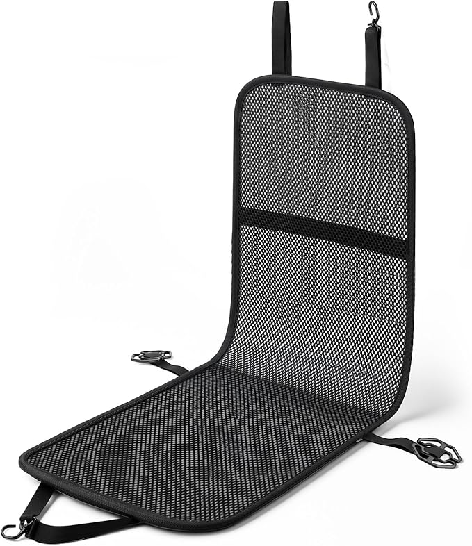 1 Pack Breathable Mesh Car Seat Cushion - Black Double 3D Air Cool Chair Seat Pad for Truck, SUV, Van, Car Universal Fit