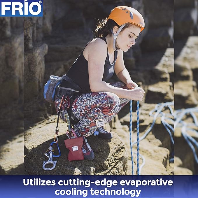 FRIO Cooling Wallet - Insulin Cooler for 45+ Hours of Stress Free On The Go - Burgundy - Small