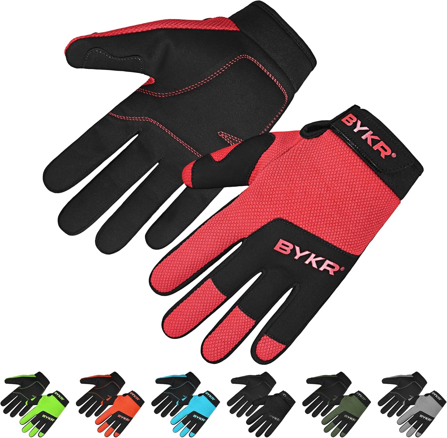 BYKR All-Weather Motorcycle Gloves for Men & Women – Protection for Dirt Bike, BMX, MX, and ATV Riding
