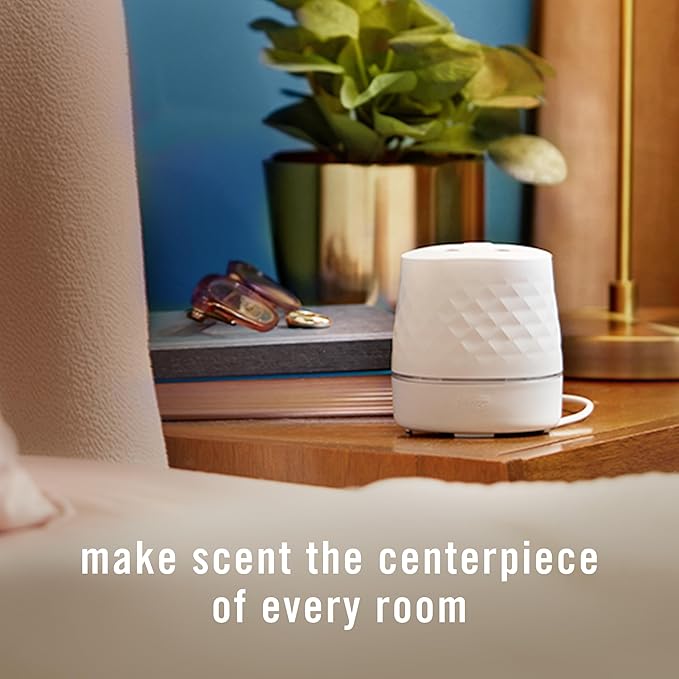 Febreze Plug Scent Booster Starter Kit – Air Freshener, Oil Diffuser, Continuous Scent Device, Includes 2 Gain Refills