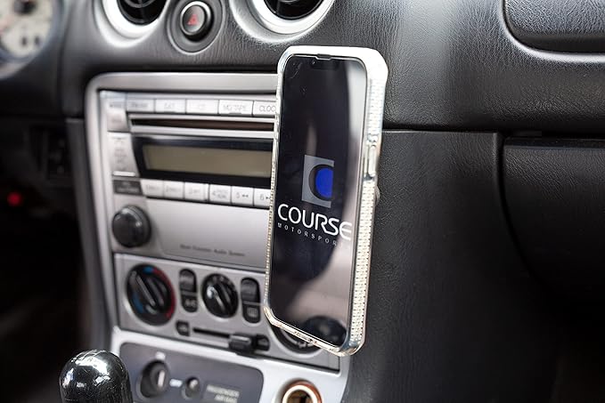Course Motorsports DirectFit Phone Mount - Magnetic orfor Mazda Miata (1998-2005) Compatible with All Phones - Magsafe Compatible Magnetic Head