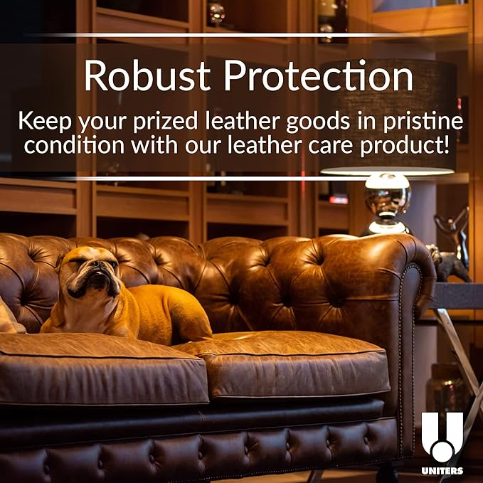 UNITERS Leather Conditioner Cream Protector – Leather Conditioner for Car Seats, Motorcycles, Furniture, Holsters, Saddle, Handbags, Apparel, Boots and Shoes - Interior Care Products 500ml 16.9 oz