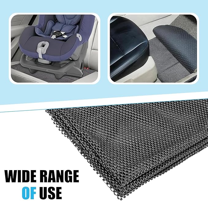 Car Roof Rack Pads, 47" x 39" Roof Cargo Bag Protective Mat/PVC Car Roof Storage Bag Protective Mat, Automotive Accessories for Most Cars (Black)