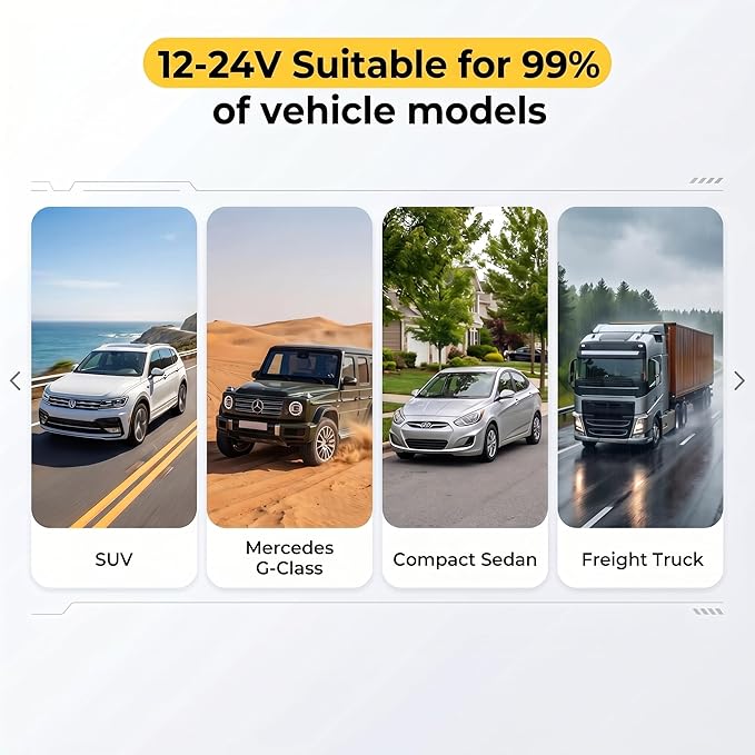 Wireless CarPlay Screen 8.1" Portable Car Stereo with CarPlay iOS & Android Auto 2K Dash Cam 1080P Backup Camera Bluetooth Voice Control GPS Compatible with Most Cars Trucks SUVs Vans