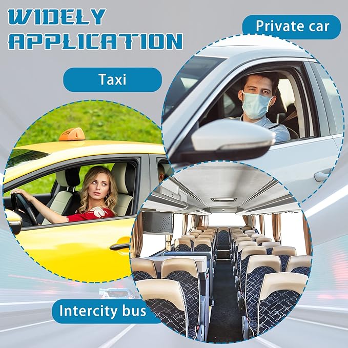 Riakrum 50 Pcs Disposable Car Floor Mat Floor Car Mat Vehicles Motive Cover Protector Temporary Rug 16 x 20 Inch (PE)