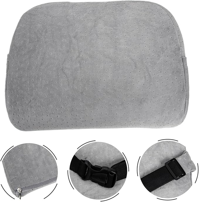 Desk Chair Pillow Memory Foam Lumbar Support Seat Cushion for Car Seats Waist Support