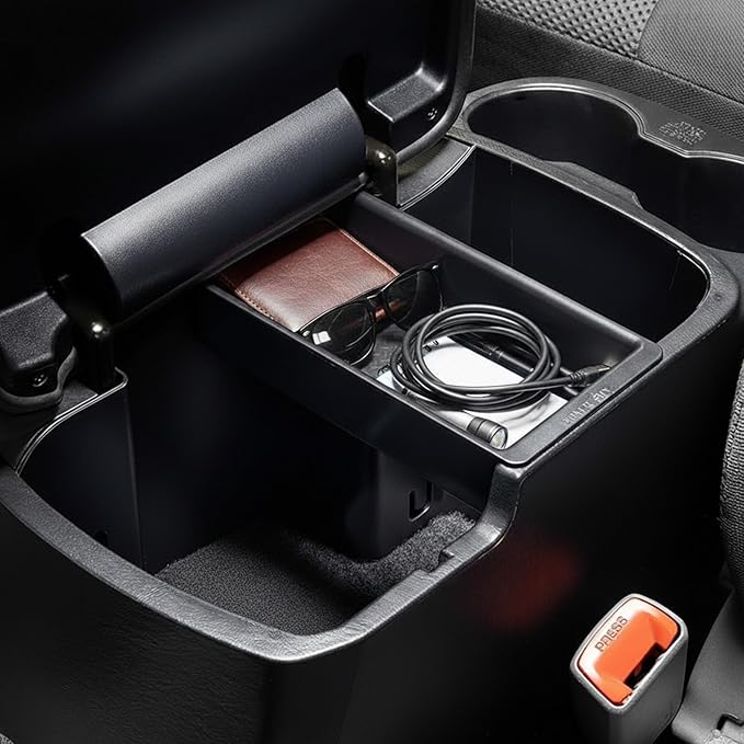 Vehicle OCD - Center Console Organizer Tray for Toyota Tacoma (2005-2015) and (2016-2023) - Made in USA - SLX133
