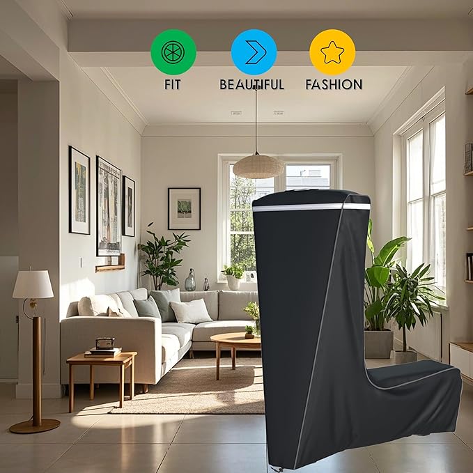 Universal Electric Scooter Cover, Outdoor Waterproof and Dustproof Scooter Covers, Adults/Kids Electric Scooter Storage cover, L54xW28xH52 Inch, Suitable for 300W to 2000W Electric Scooters, Black