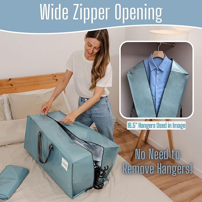 VENO 2 Pack Heavy Duty Moving Bags with Backpack Straps, Zippers & Handles, Extra Large Packing Bags for College Dorm Essentials, Moving Supplies Alternative to Cardboard Moving Boxes