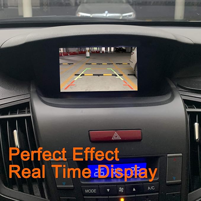 Universal License Plate Frame Backup Camera, 170° Wide Angle HD Rear View Camera with Night Vision, IP67 Waterproof Metal Car Reverse Camera for Cars, SUVs, Trucks, Compatible with CVBS/AHD