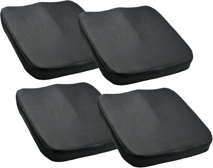 Seat Cushion - Memory Foam Sitting Pillow - Car Seat & Office Chair Cushion - Slip-Resistant with Soft Surface (4 Packs, Donut Pillow)